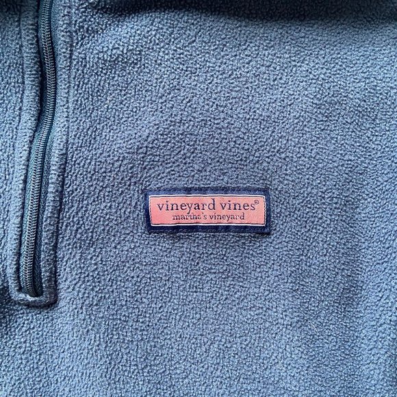 Vineyard Vines Navy Fleece Shep Shirt - Picture 2 of 5